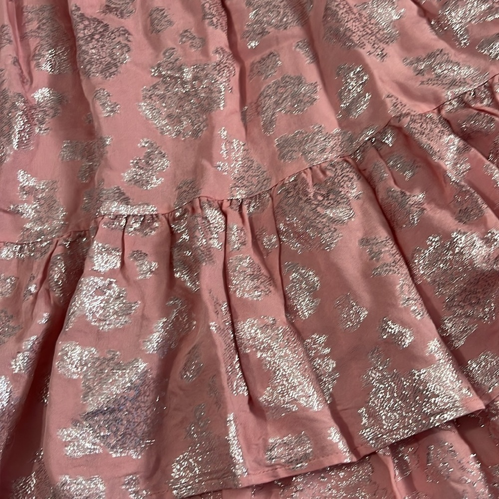 Anthropologie Jolene Jacquard Pink Mini Dress Size XSP - Picture 5 of 13